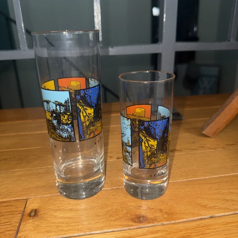 2 Spirits By Vincent Van Gogh Glasses Small / Med